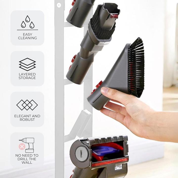 Actual product image Plutoos Hoover holder for Dyson V15 V12 V11 V10 V8 V7 V6 - DC58/ DC59/ DC62/ DC74