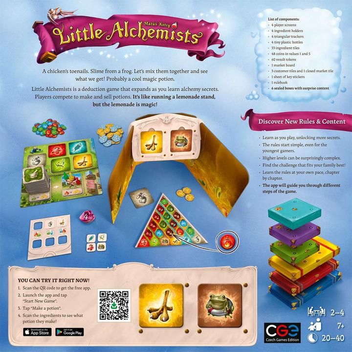Image du produit Czech games edition Little Alchemists (anglais) (Anglais, 2 - 4 Joueur)