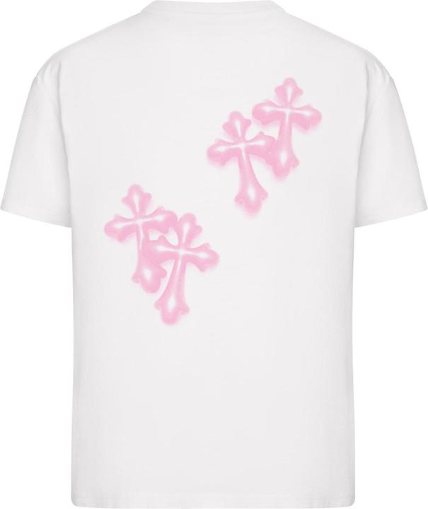 Produktbild Miss Tee Pink Cross Tee white L (L)