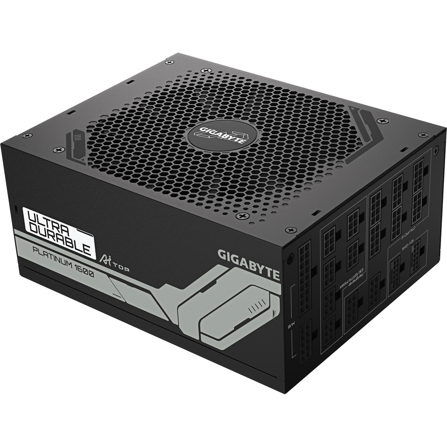 Gigabyte 1600W PLAT F/M UD1600PM AI TOP (1600 W), PC Netzteil, Schwarz