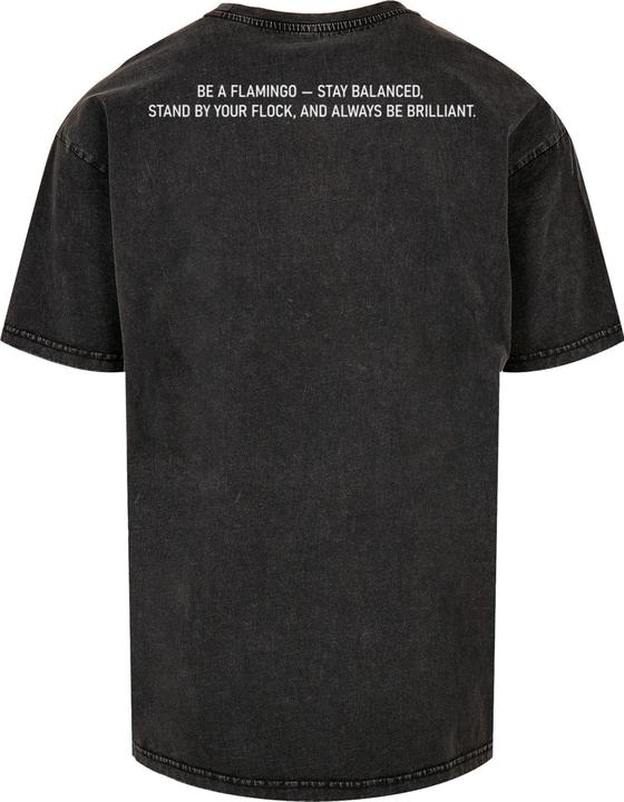 Produktbild Merchcode Flamingo Acid Washed Heavy Oversized Tee - 116899 (XXL)