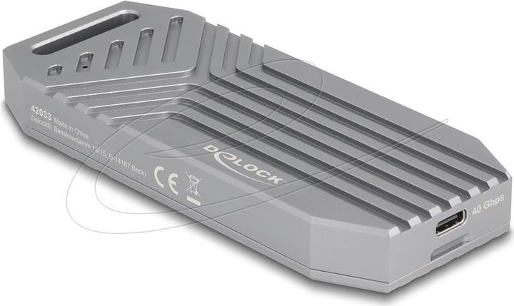 Produktbild Delock M.2 NVMe SSD Gehäuse USB 40 Gbps - werkzeugfrei (M.2 2280)