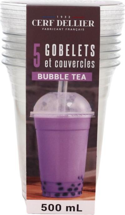 Produktbild Cerf-Dellier Becher & Deckel Bubble Tea (5x)