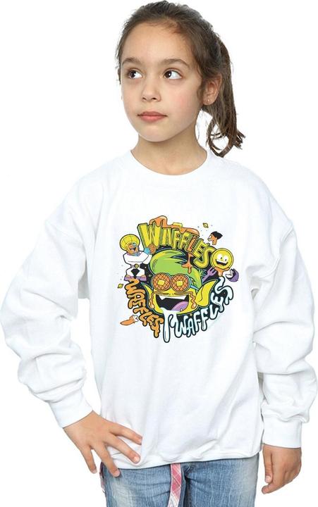 Produktbild Teen Titans Go Waffle Mania Sweatshirt Mädchen (128)