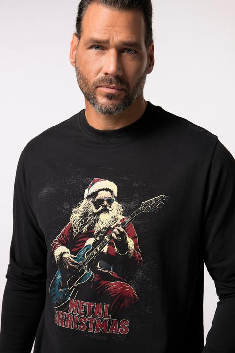 Actual product image JP1880 JP 1880 long-sleeved top, Xmas print, round neck, up to 8 XL (4XL)