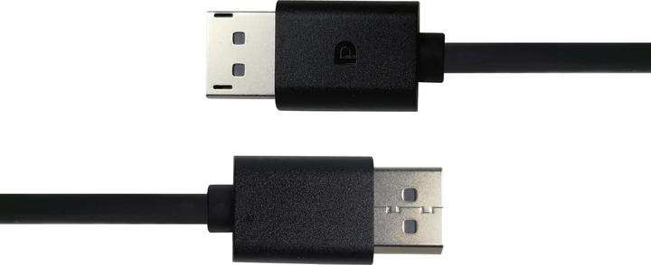Produktbild Deltaco DisplayPort kabelis 8K, DP 1.4,, juodas / DP8K-1020-K / 00110015 (2 m)
