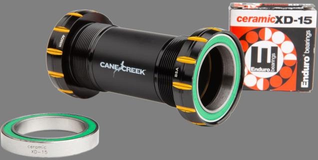 Produktbild Cane Creek Hellbender 110 BSA30 Innenlager, Keramik, Thread Fit, 30mm, 68/73mm, black/gold