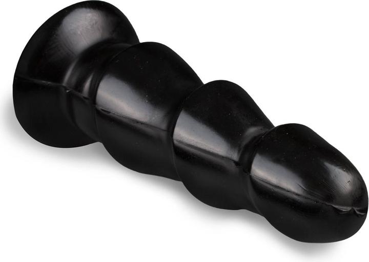 Produktbild All Black Analdildo mit Riffeln