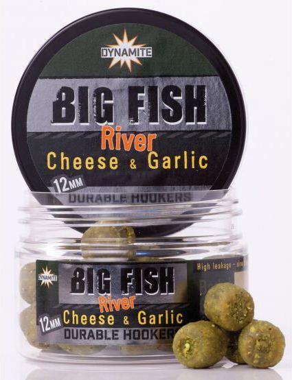Produktbild Dynamite Baits Big Fish River Durable Hookers Cheese & Garlic (1.20 cm)