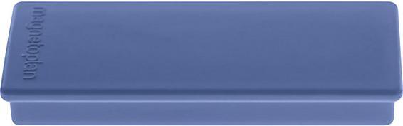 Image du produit Magnetoplan Plot magnétique rectangulaire, l x L x h 22 x 55 x 8 mm, lot de 60, bleu foncé.