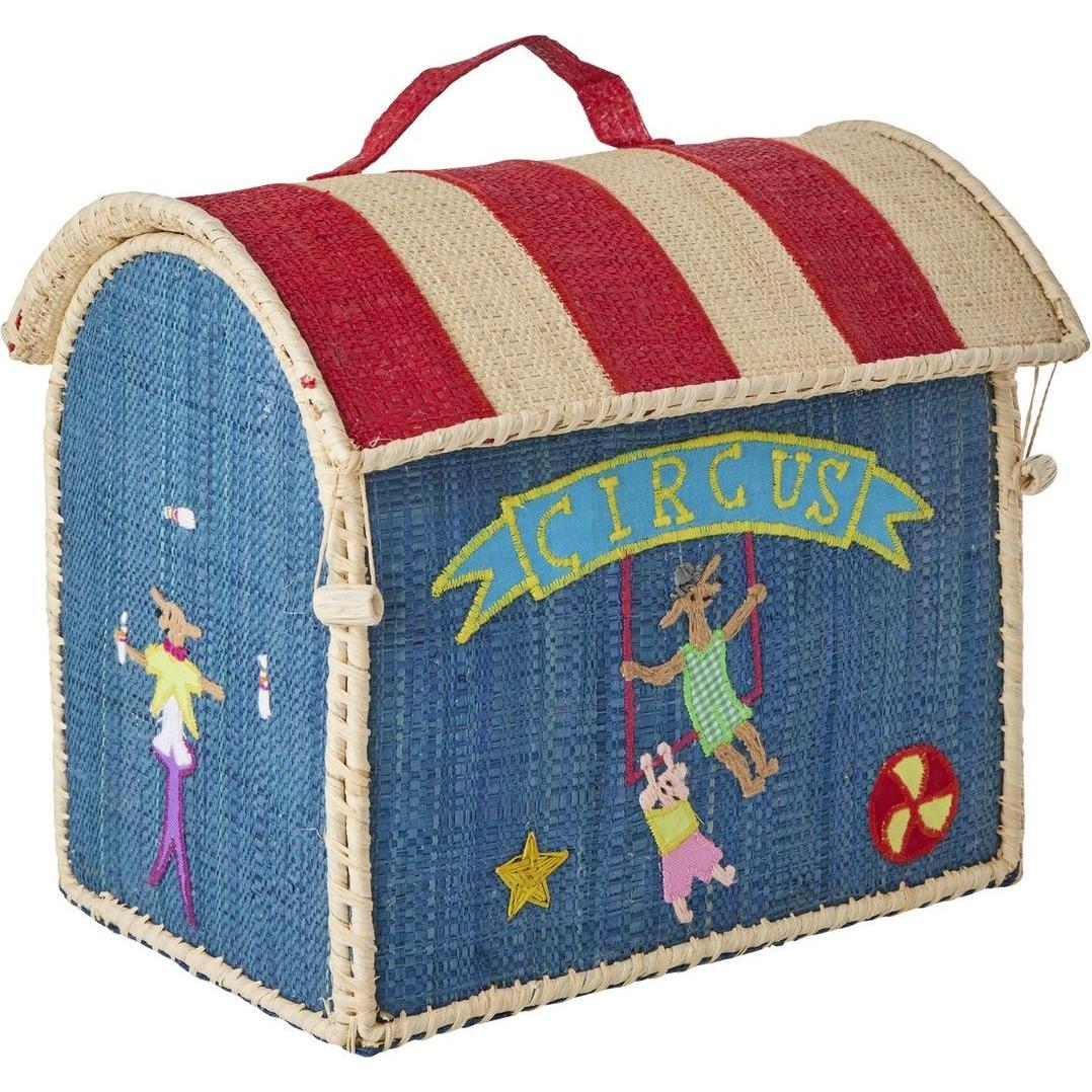 Rice, Kindergartentasche, Raffia Kids Bag Circus Theme