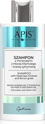 Apis Natural Cosmetics Apis - Optima Shampoo shampoo for normal hair with a tendency to greasy with Dead Sea minerals and (300 ml, Flüssiges Shampoo)