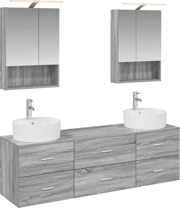 Produktbild vidaXL Badezimmerschrank (14.50 x 50 x 70 cm)