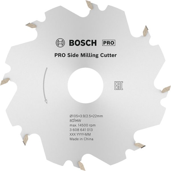 Productafbeelding Bosch Professional Zubehör Zijfrees, 8, 22 mm, 4 mm