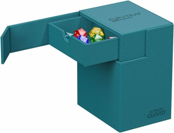 Actual product image Ultimate Guard Flip'n'Tray 133+ XenoSkin Pétrole