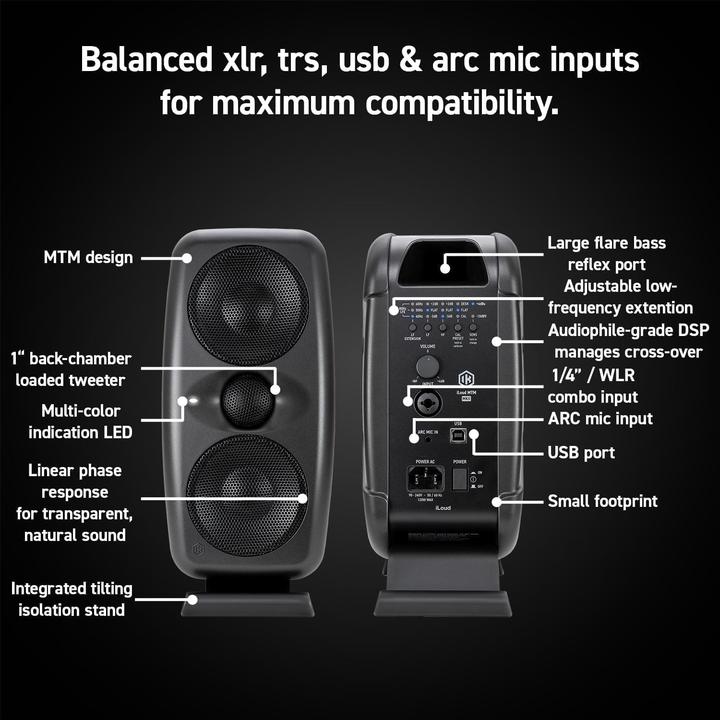 Produktbild IK Multimedia iLoud MTM MKII (Aktiv, Paar, 2x 100 W)