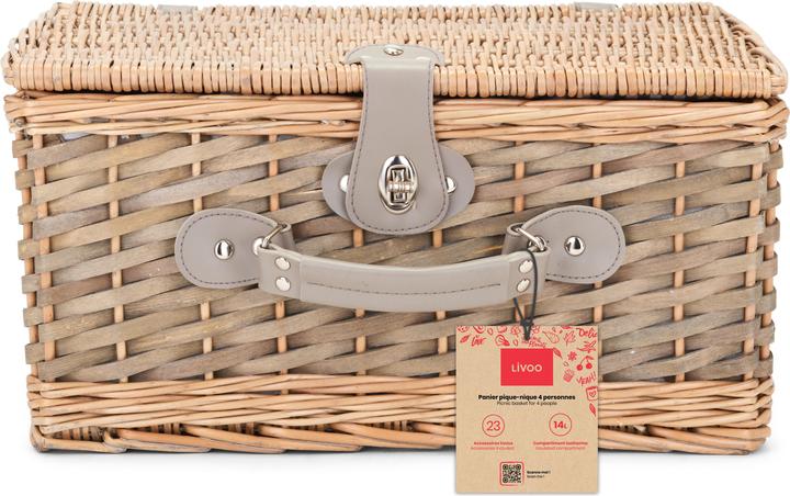 Image du produit Livoo Panier pique-nique 4 personnes
