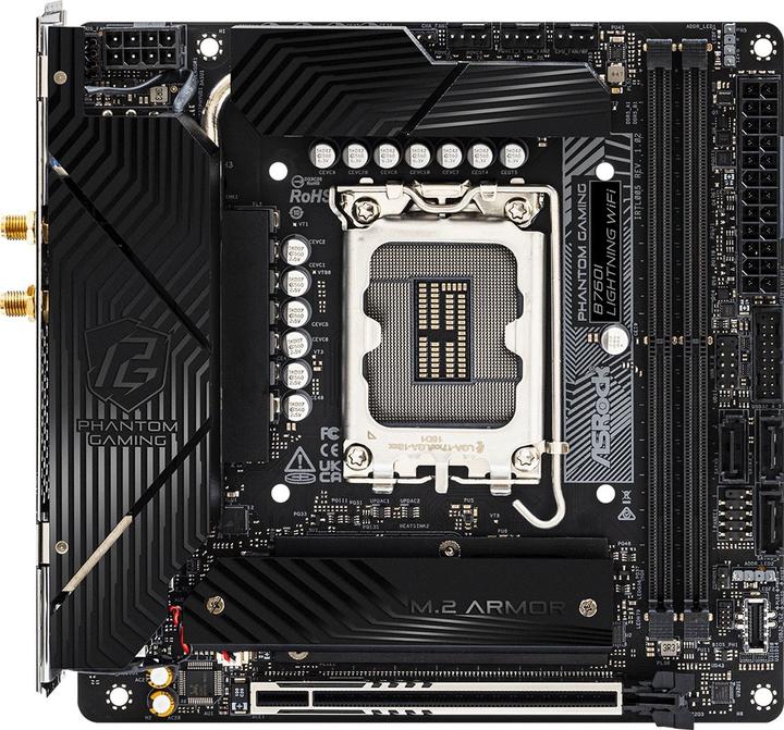 Produktbild AsRock B760I Lightning WiFi (LGA 1700, Intel B760, Mini-ITX)