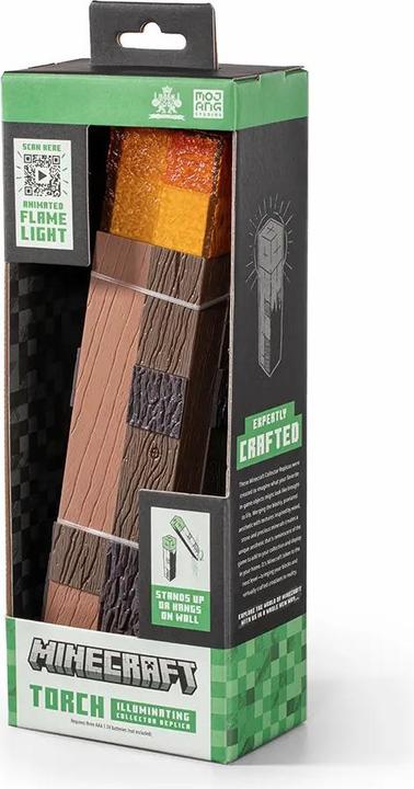 Produktbild Noble Collection Dekoleuchte Minecraft Illuminating Torch (25 cm)