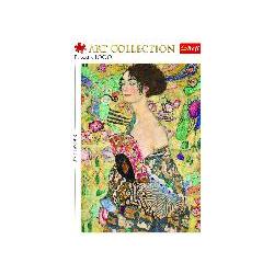 Trefl Puzzle 1000 – Gustav Klimt / Dame mit Fächer (1000 Teile)