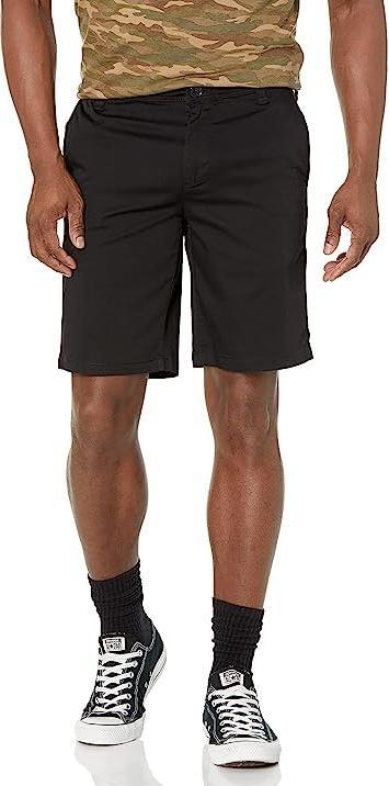 Actual product image Armani Exchange Solid Stretch Twill Casual Shorts (48)