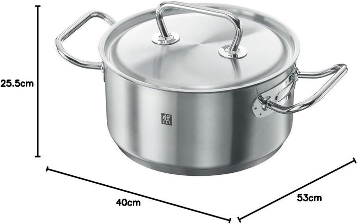 Actual product image Zwilling Twin (Casserole + Stewpot, Pot, Saucepan, Stainless steel, 16 x 26 cm)