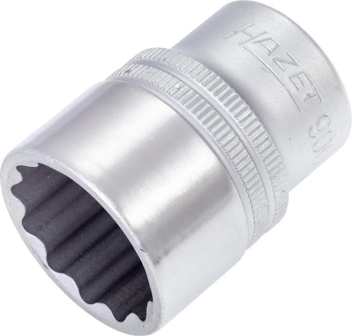 Produktbild HAZET Steckschlüsseleinsatz ∙ Doppelsechskant 900Z-23 ∙ Vierkant12,5 mm (1/2 Zoll) ∙ Aussen Doppel-S… (23 mm)