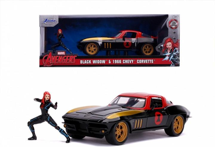 Produktbild Dickie Marvel Black Widow 1966 Chevy 1/24 car