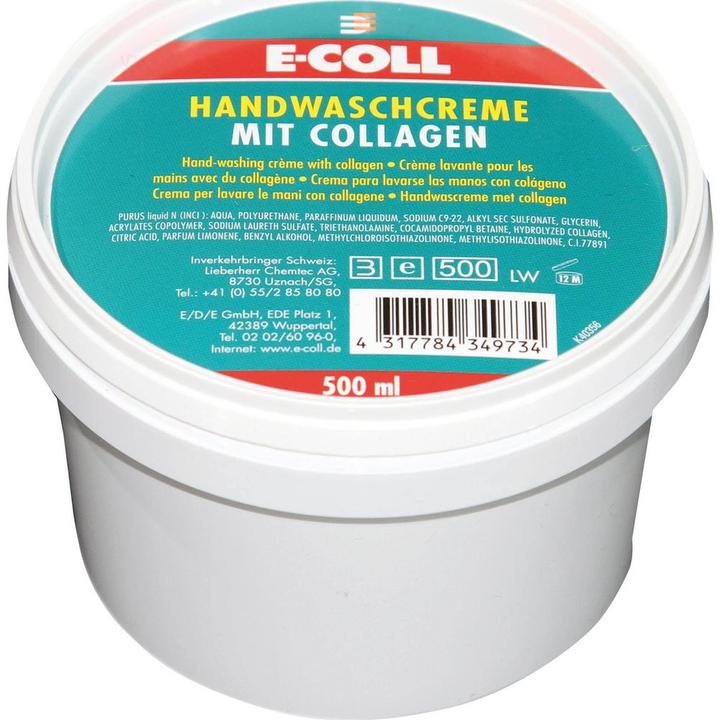 Image du produit E-coll Crème lavante pour les mains (500 ml)