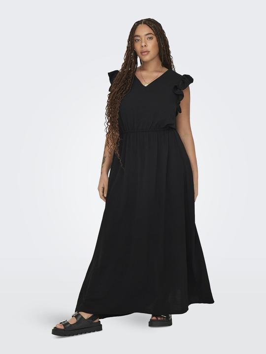 Produktbild Only Normal geschnitten V-Ausschnitt Curve Langes Kleid Kleid (52)