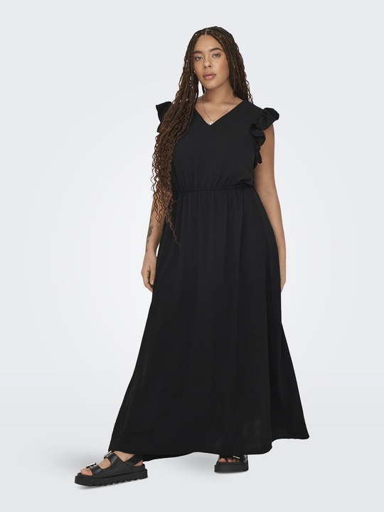 Image du produit Only Coupe normale Col en V Courbe Robe longue (52)