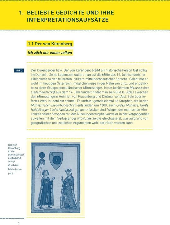 Produktbild Beliebte Gedichte interpretiert 9.-12./13. SJ. G8/G9 (Deutsch, Thomas Möbius, 2014)
