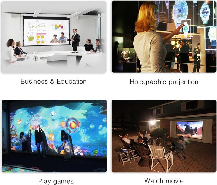 Image du produit Byintek C500WST Projector (WXGA, 3300 lm, 0.46:1)