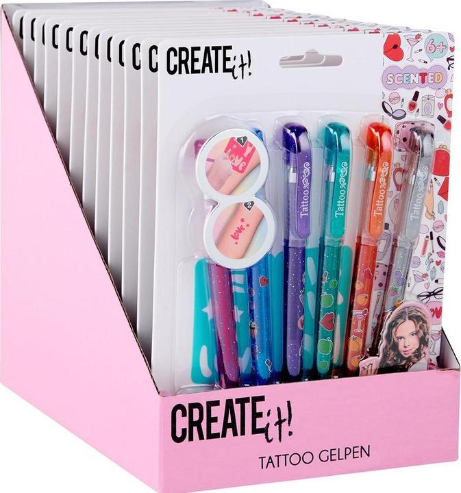 Produktbild Create It! Tattoo-Gelstifte, 6 Stück.