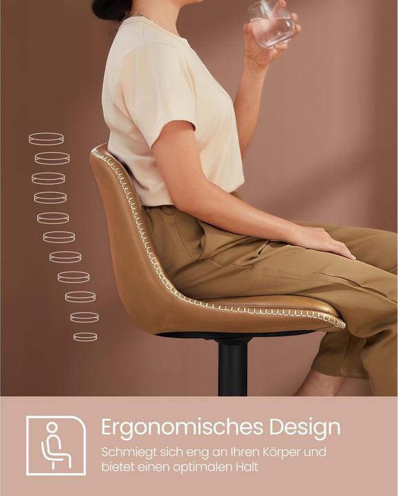 Actual product image Vasagle Barhocker 2er Set 48 x 90 cm/112 cm
