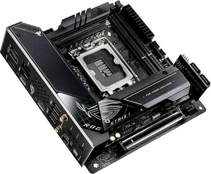 Productafbeelding ASUS ROG STRIX Z690-I GAMING WIFI (LGA 1700, Intel Z690 (DDR5), Mini-ITX)