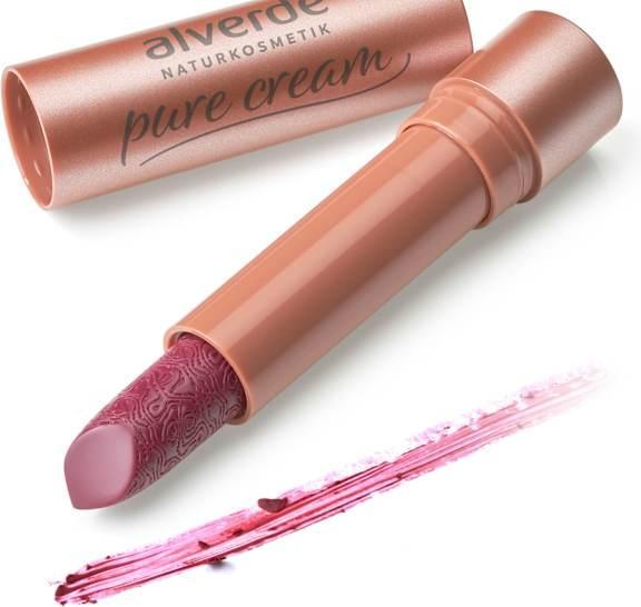 Actual product image dm alverde Alverde pure cream lipstick for mouth 30 soft kiss, 3.8 g (30 Tender Kiss)