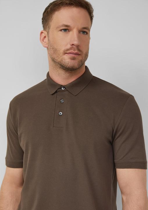Produktbild s.Oliver Poloshirt aus elastischem Baumwollmix-Piqué (M)