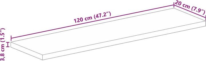 Actual product image vidaXL Keilani (120 x 20 cm)