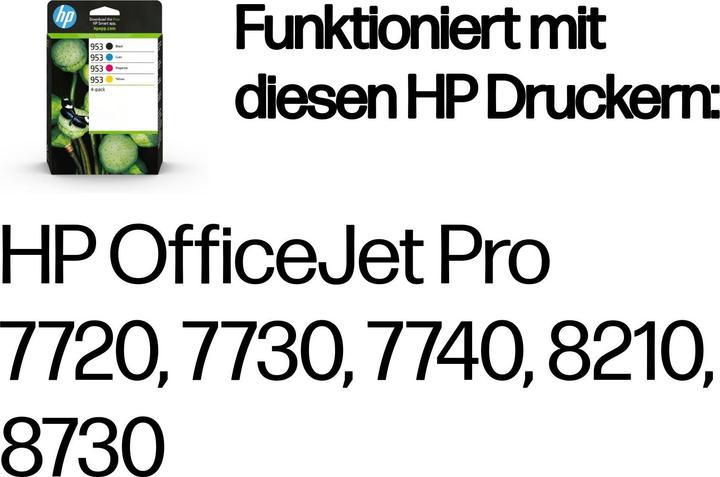 Actual product image HP 953 4-pack (M, C, Y, FC)