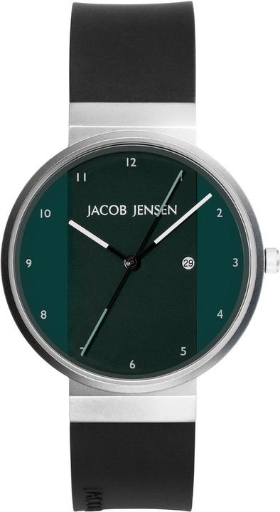 Jacob Horloge Jensen Neue Serie 715 ã 35 mm 715 - Silber - Analog (Analoog horloge, 35 mm)