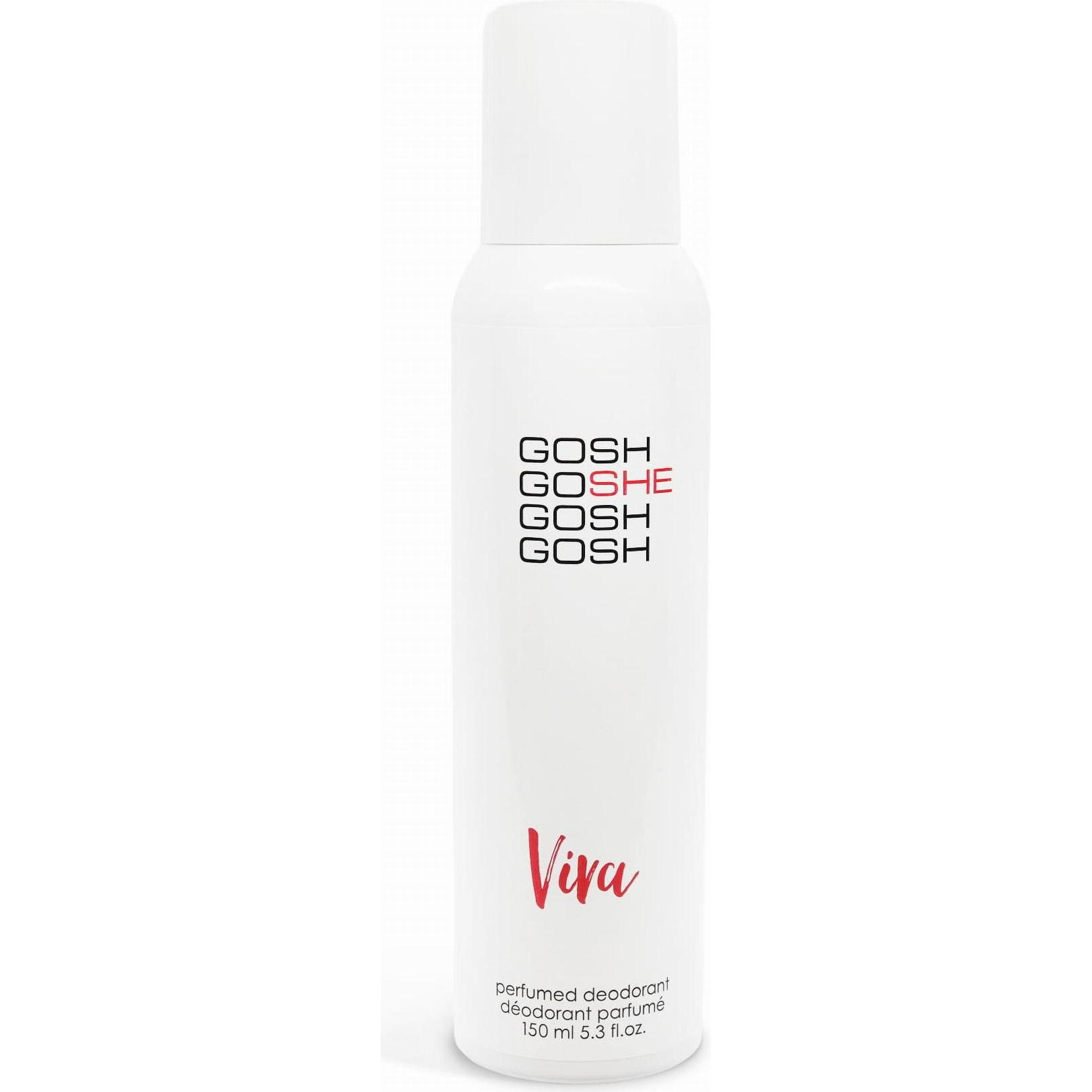 Gosh, Deodorante, She Viva White Musk Deodorante Spray Antitraspirante per Donne - 150 Ml (Getto vaporizzato, 150 ml)