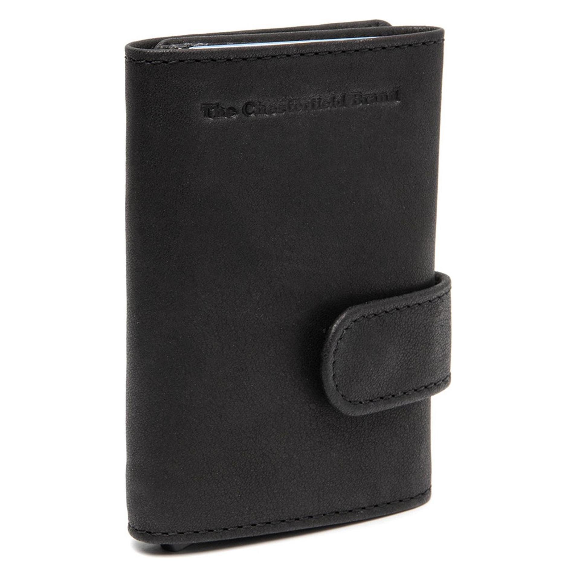The Chesterfield Brand, Herren, Portemonnaie, Nivala Geldbörse Rfid Schutz Leder 7.5 Cm, Schwarz