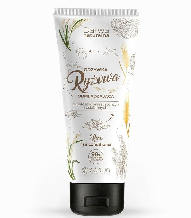 Produktbild Barwa Colour: Natural Rice Rejuvenating Conditioner For Dry And Weakened Hair In A Tube Of 200Ml (200 ml)