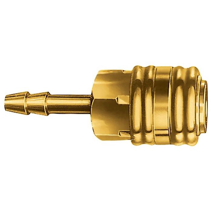 EWO, Schlauchanschluss + Schlauchverbinder, Schnellverschlusskupplung DN 7,2, Tülle Messing Schlauchweite LW 9 (7.20 mm)