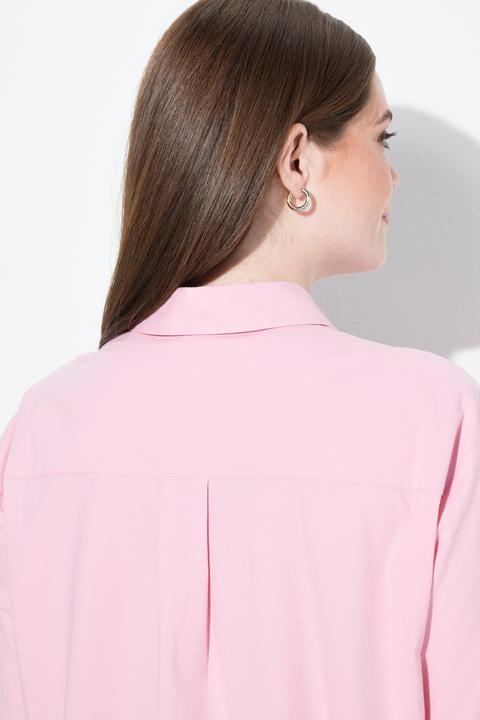 Produktbild Ulla Popken Bluse, Oversized, Hemdkragen, Langarm (50, 52)