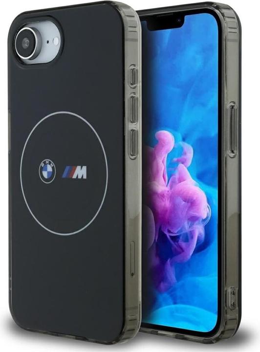 Immagine prodotto BMW Case IML Metal White Circle MagSafe for iPhone 16e black (Apple iPhone 16e)
