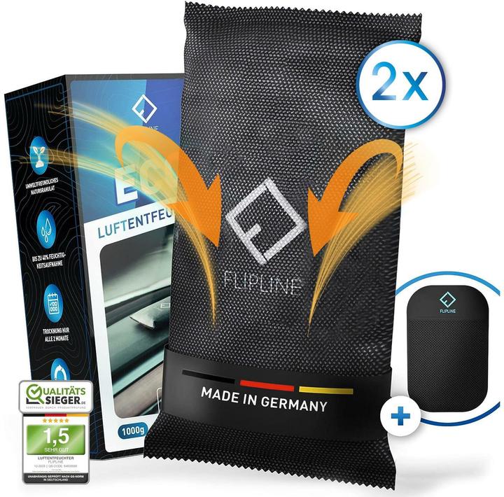 Produktbild Flipline Auto-Luftentfeuchter 1 kg 2er Set