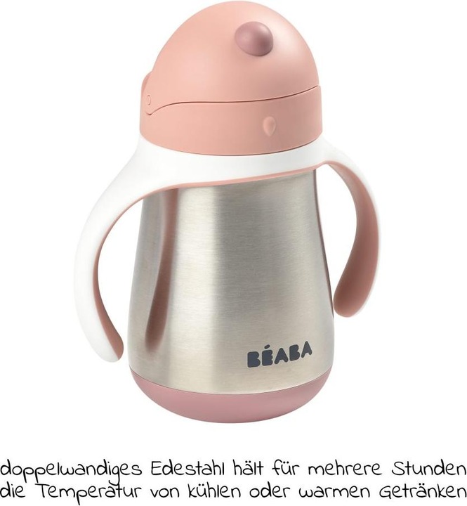Actual product image Beaba Straw Cup Inox