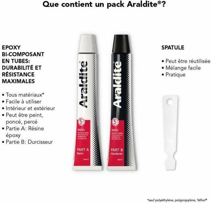 Immagine prodotto Araldite Rapid (40 g, 30 ml)